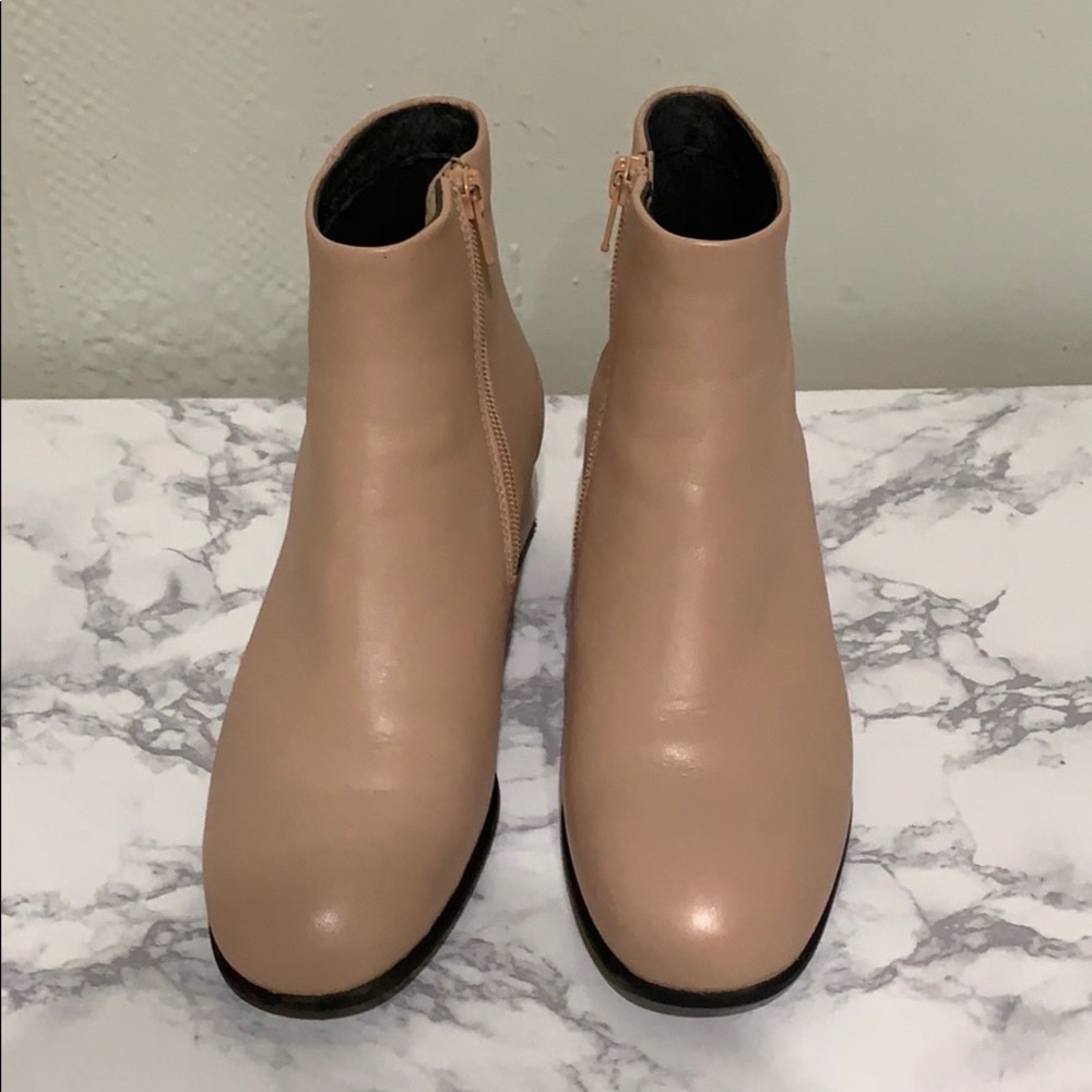 Camper ankle boots in pale pink